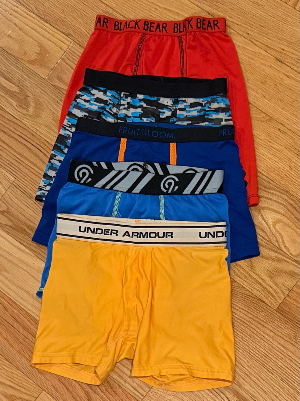 Under Armour, C9, Fruit of Loom bundle of boxer briefs YM